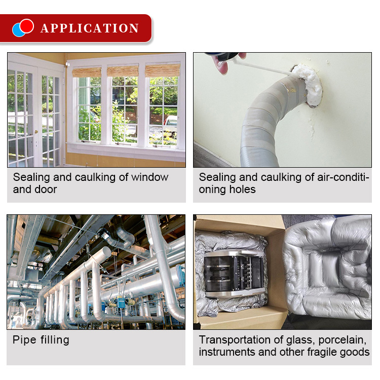 Expanding Polyurethane Pu Foam Spray Sealant for Insulation