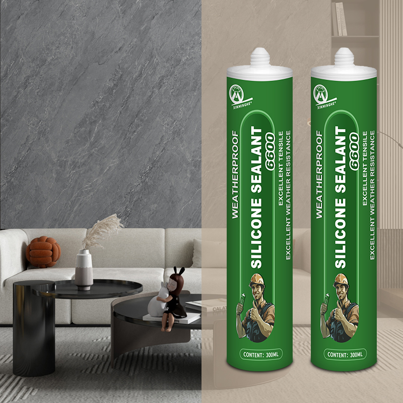 XMH 6600 Silicone Weatherproof Sealant Adhesive For Curtain Wall Cartridge Package