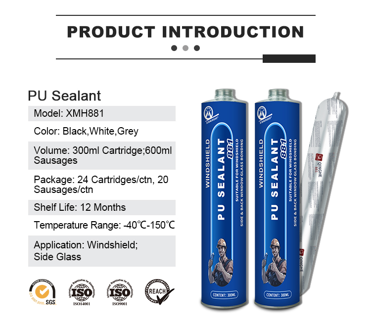 XMH 881 High Strength Windshield PU Sealant