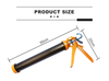 600ml 400ml Sausage Tube Grout Filling Tool Universal Refillable Manual Caulking Sealant Gun