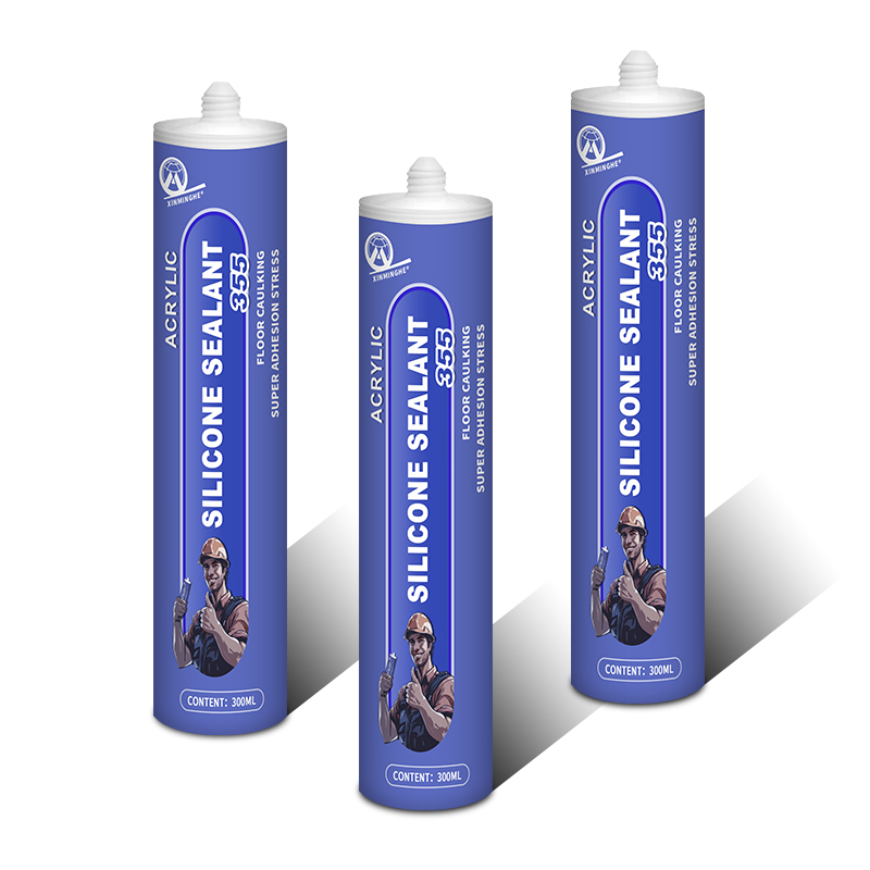 Xinminghe355 Factory OEM ODM Free Sample Gap Filler White Acrylic Roof Duct Gutter Silicone Adhesive Sealant Mastic