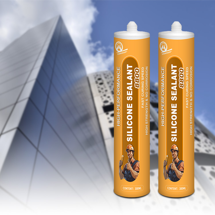 XMH 8800 High-performance Silicone Structural Caulk Sealant Adhesive Cartridge Package