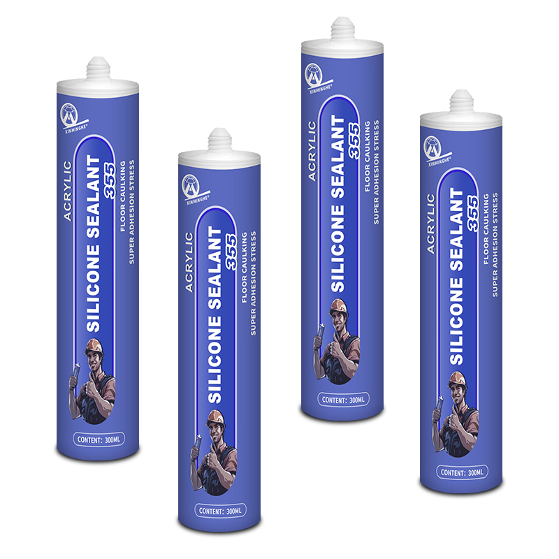 Xinminghe355 Factory OEM ODM Free Sample Gap Filler White Acrylic Roof Duct Gutter Silicone Adhesive Sealant Mastic