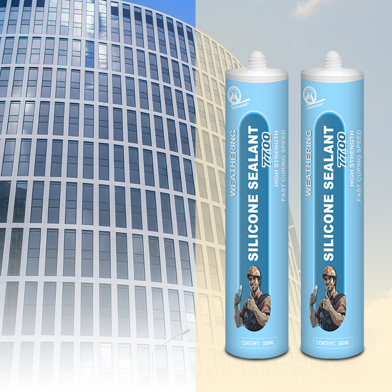 XMH 7700 Well-Rounded Weather-Resistant Silicone Cualk Sealant Adhesive Cartridge Package