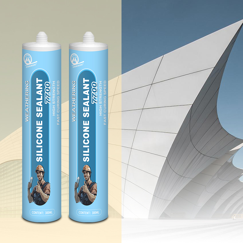 XMH 7700 Well-Rounded Weather-Resistant Silicone Cualk Sealant Adhesive Cartridge Package
