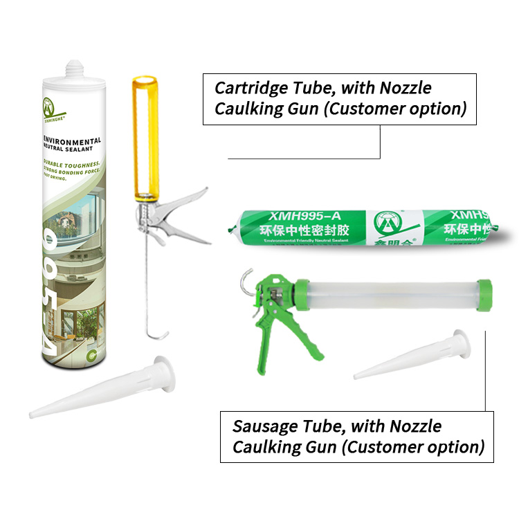 Xinminghe 995-A Environmental Neutral Modified Silane Polymer Sealant Sausage Package