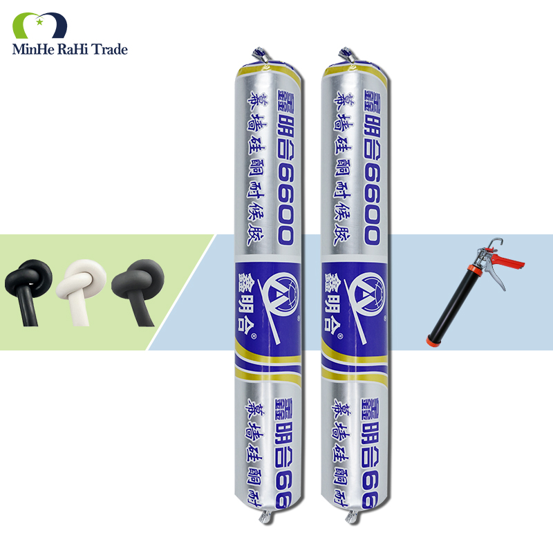 XMH 6600 Silicone Weatherproof Caulk Sealant Adhesive For Curtain Wall Sausage Package