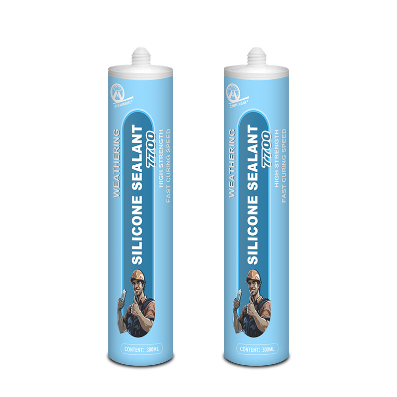 XMH 7700 Well-Rounded Weather-Resistant Silicone Cualk Sealant Adhesive Cartridge Package
