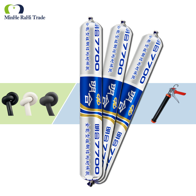 XMH 7700 Well-Rounded Weather-Resistant Silicone Caulk Sealant Adhesive Sausage Package