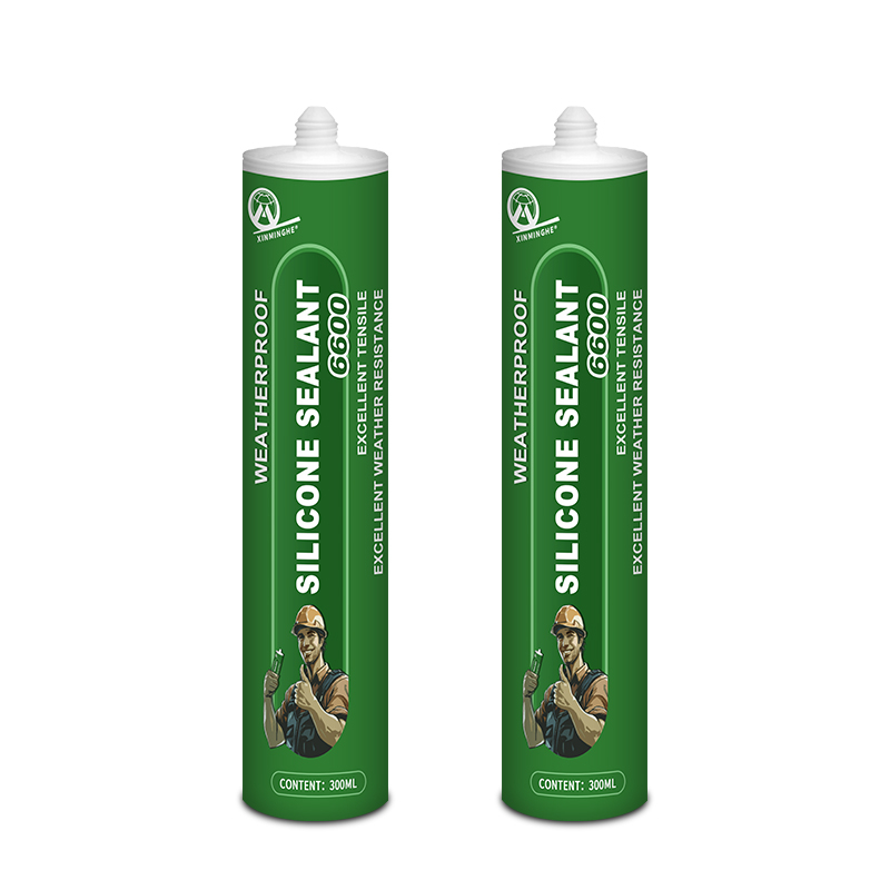 XMH 6600 Silicone Weatherproof Sealant Adhesive For Curtain Wall Cartridge Package