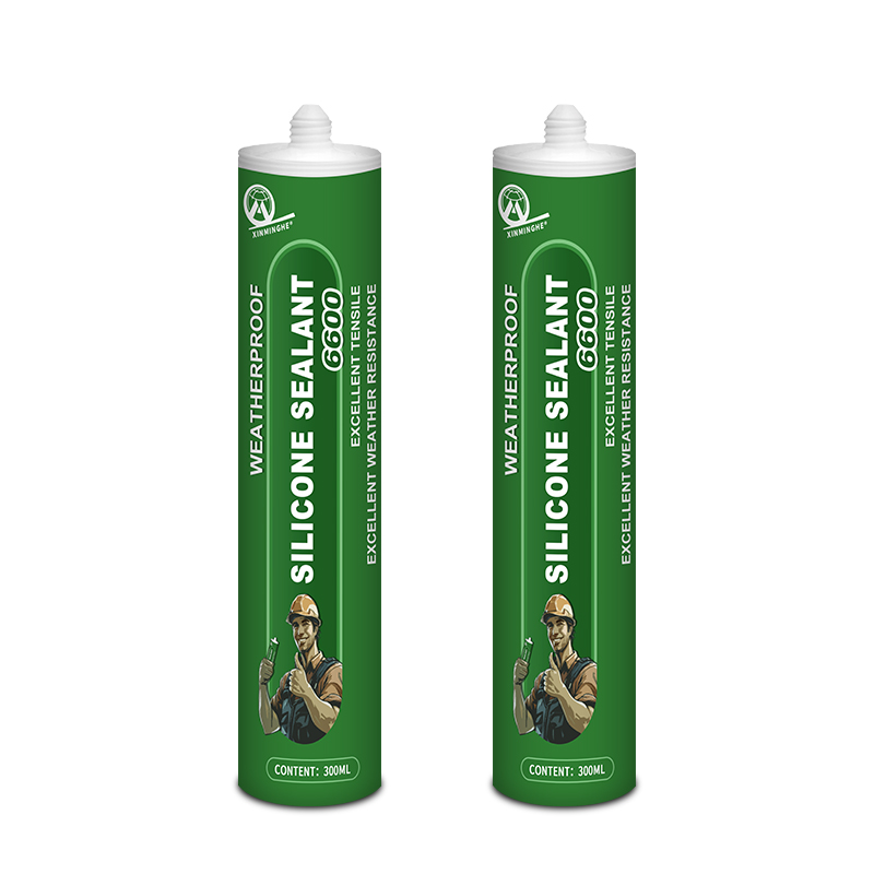 XMH 6600 Silicone Weatherproof Sealant Adhesive For Curtain Wall Cartridge Package