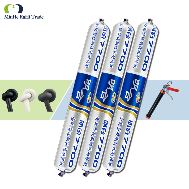 XMH 7700 Well-Rounded Weather-Resistant Silicone Caulk Sealant Adhesive Sausage Package